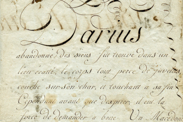 Mise en ligne du cahier de copie de Charles Aubert - 1810