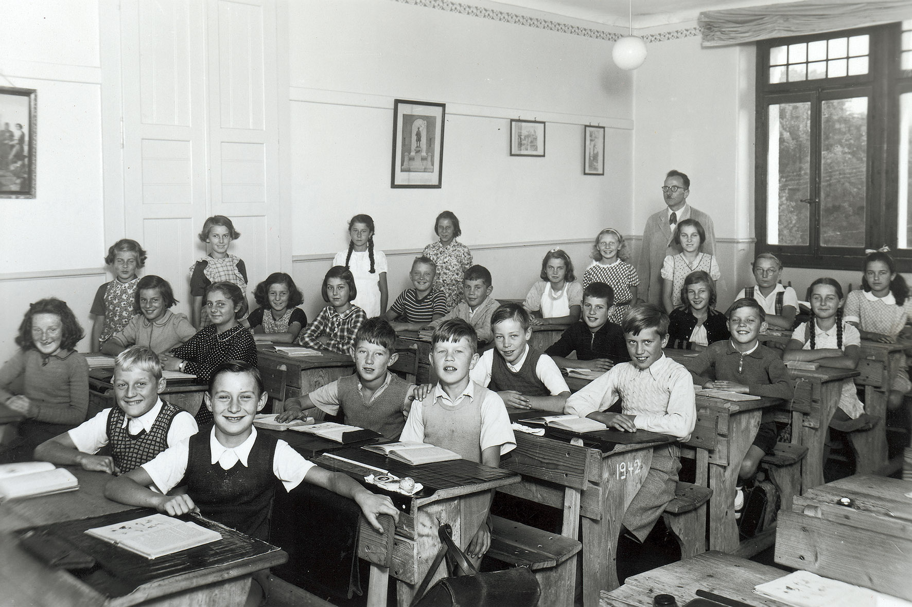 Photo de classe – école primaire mixte de Prilly (VD)