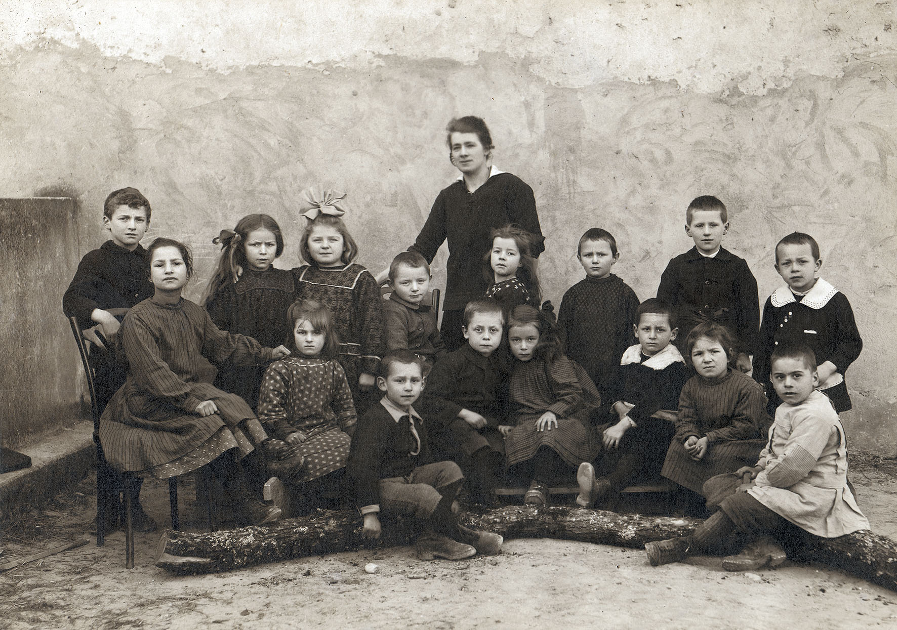 1923 - classe enfantine de Cuarny