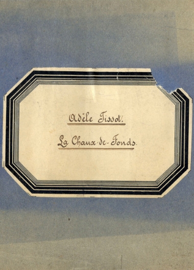 Cahier de pliage selon la méthode Froebel - Adèle (17 ans) - 1876