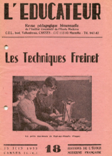 1953 - Les techniques Freinet, n°18