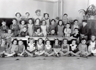 Classe enfantine du Petit collège de Cour à Lausanne.