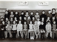 Classe enfantine au Petit collège de Prélaz en 1939